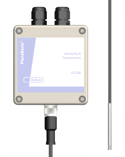 Temperatur- & luftfuktighetstransmitter​ med extern givare MINI