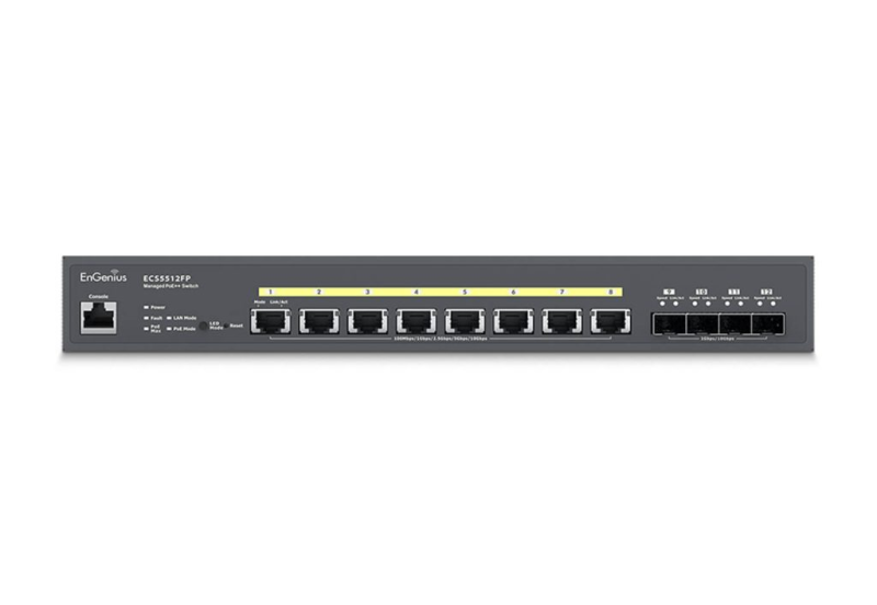 EnGenius ECS1112FP Cloud Managed Gigabit PoE++ Switch