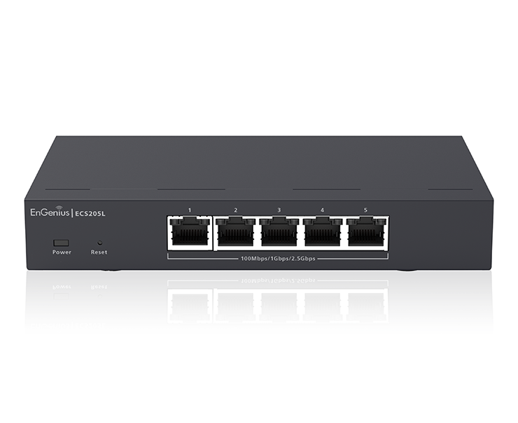 EnGenius Cloud Lite ECS205L  5-Port 2.5 Gigabit Switch