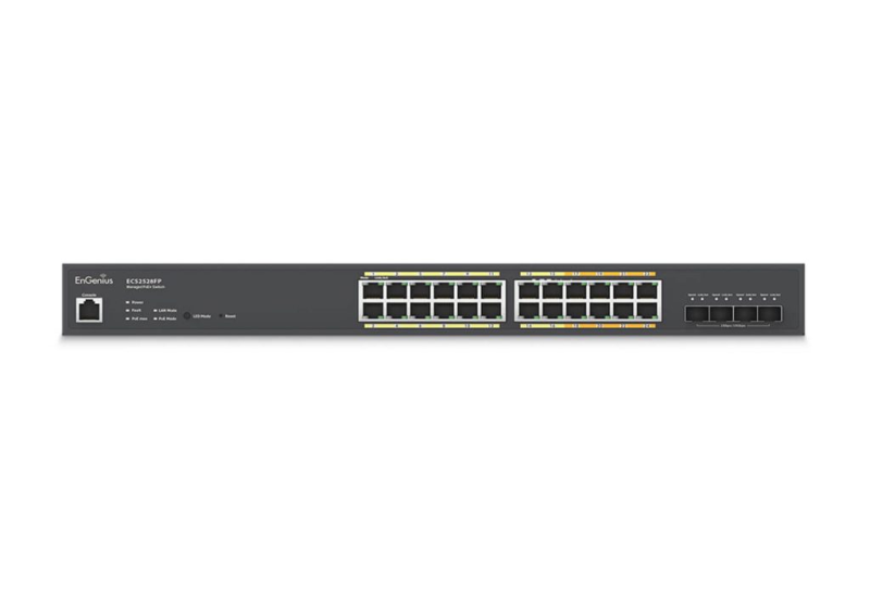 EnGenius ECS2528FP Cloud Managed 410W Multi-Gigabit PoE+ Switch