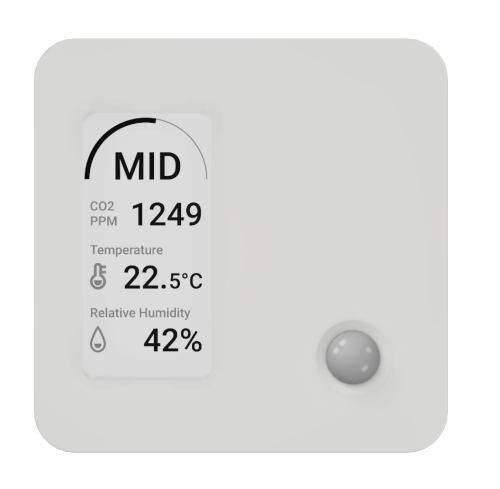 Elsys ERS CO2 Display LoRa - Koldioxidsensor och inomhusklimat med display