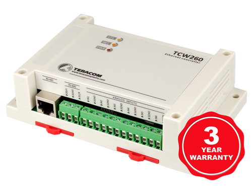 Ethernet datalogger för energimätning & process 24 kanaler