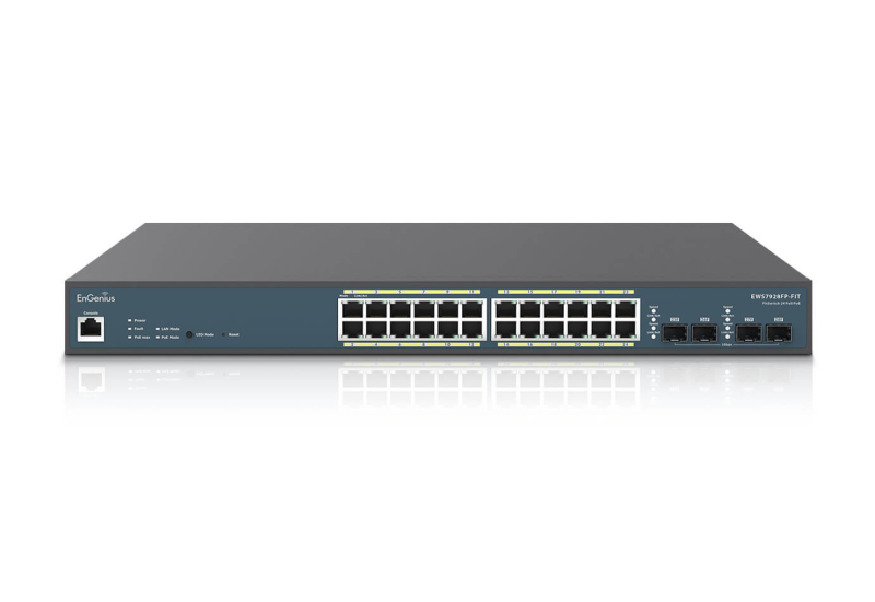 EnGenius Fit EWS7928FP-FIT – Managed 410W Gigabit PoE+ Switch