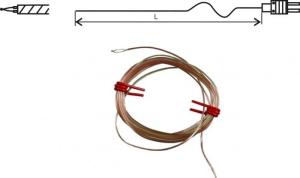 GD260 Trådgivare 3 m, typ K termoelement, utan kontaktdon