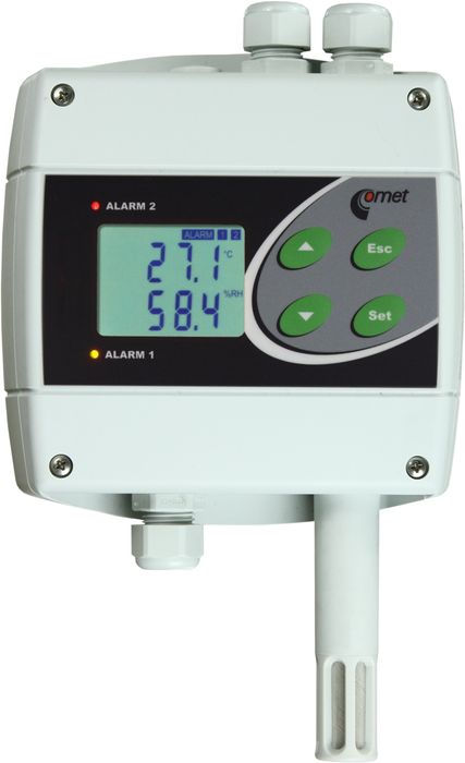 Temperatur- och luftfuktighetsregulator med 230V reläer H3060