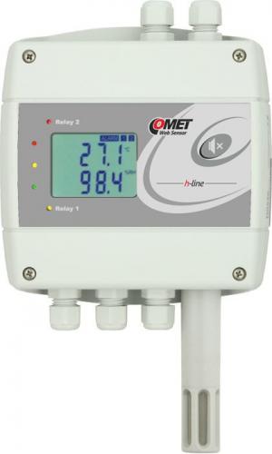 Temperatur- och luftfuktighetsregulator med Ethernet