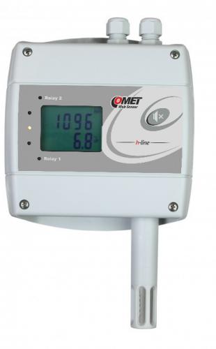 CO2, temperatur- och luftfuktighetsregulator med Ethernet
