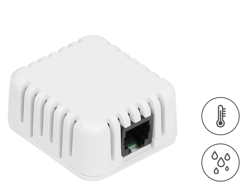 Inomhusgivare temp/RH, 1-wire - HTemp HomeBox