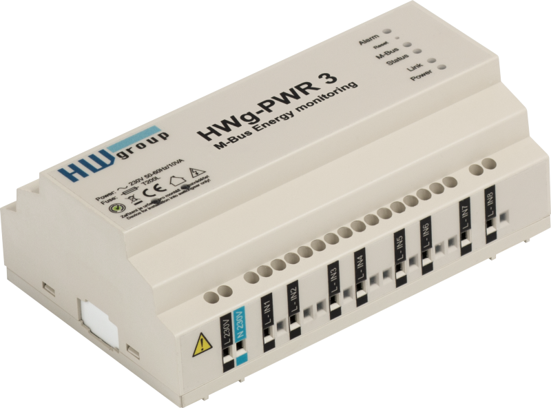 Ethernet gateway för M-Bus mätare HWg-PWR