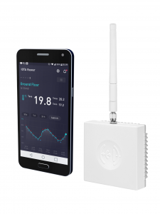 Inomhussensor temperatur för Sigfox