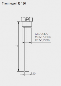 Dykrör med inv. diameter 6,3 mm