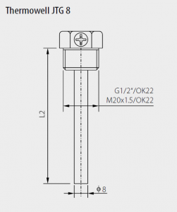 Dykrör med inv. diameter 5,9 mm