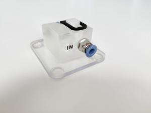 Flödesadapter för kalibrering av Comet CO2-loggrar