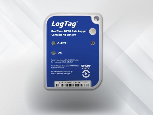 Datalogger 4G/5G för temp, RH, ljus, stötar och plats (GPS)