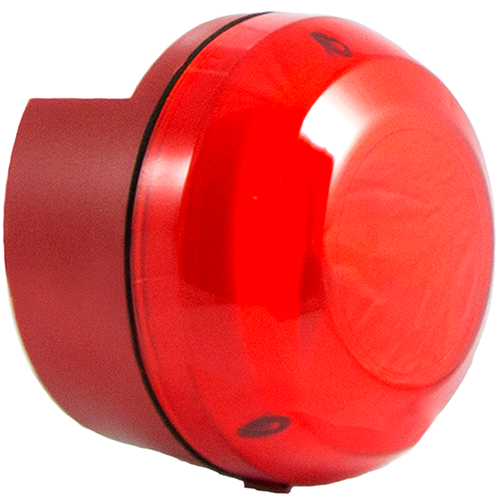 Blixtljus för gaslarm, rött IP65