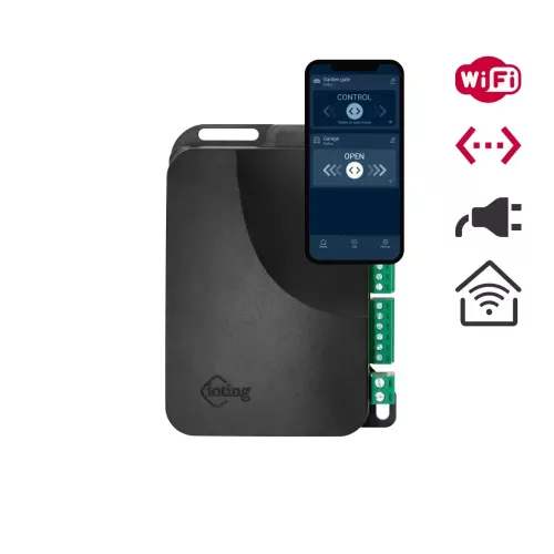 Fjärrstyrning med app för grind eller garageport WiFi, LAN