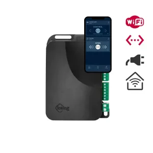 Fjärrstyrning med app för grind eller garageport WiFi, LAN