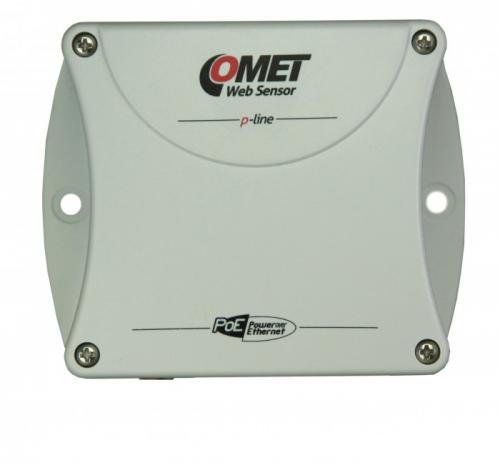 Termometer eller hygrometer för extern givare med Ethernet interface PoE - Websensor