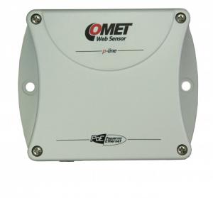 Termometer eller hygrometer för extern givare med Ethernet interface PoE - Websensor