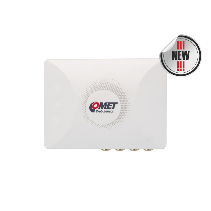 Websensor 2.0 Flexible för fyra externa temp el. temp/RH-givare med ETH PoE