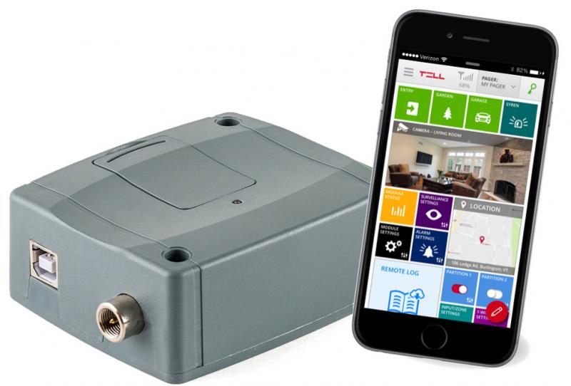 4G-larm med mobilapp & IP-larmsändare SIA