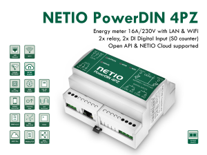 Elmätare och fjärrstyrning med LAN & WiFi - PowerDIN