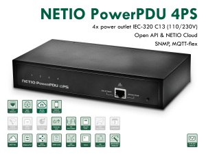 Smart PDU med M2M API protokoll