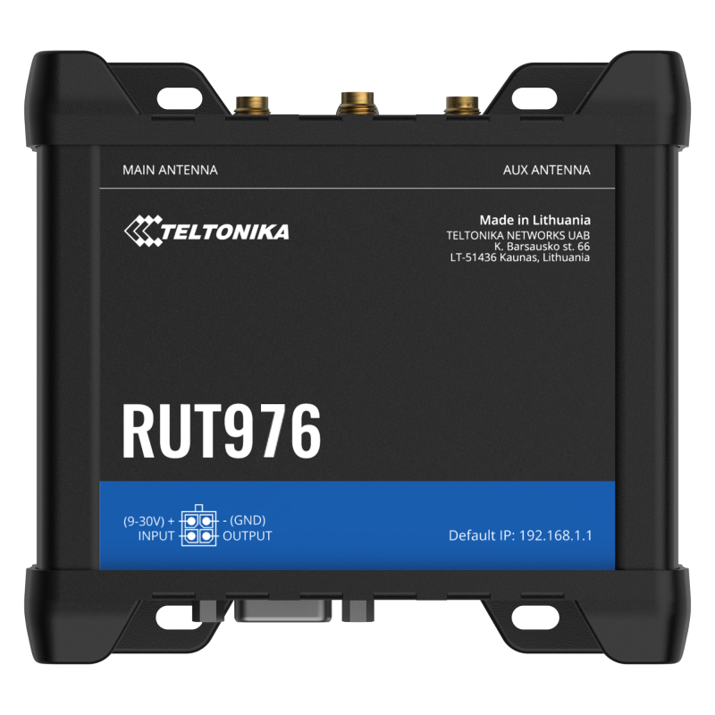 Teltonika Router 5G SA, RedCap, Serial, I/O, GPS