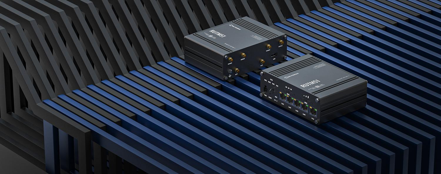 Upptäck framtidens uppkoppling med Teltonika RUTM51 5G Router!