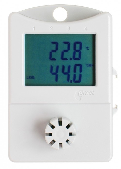 Temperatur- och luftfuktighetslogger med display - Economy