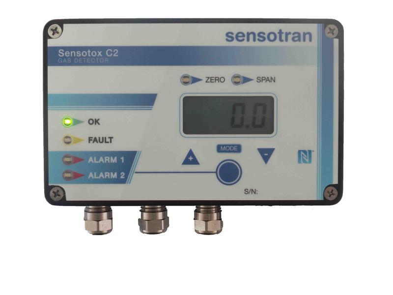 Gaslarmcentral en kanal - Sensotox C2