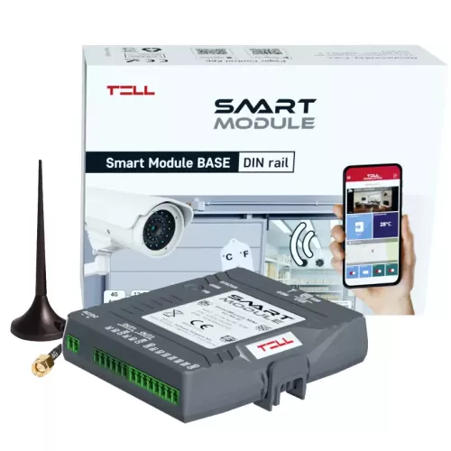 4G-larmsändare & fjärrstyrning med mobilapp - Smart Module BASE