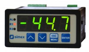 Display/regulator för Pt100/Pt500/Pt1000