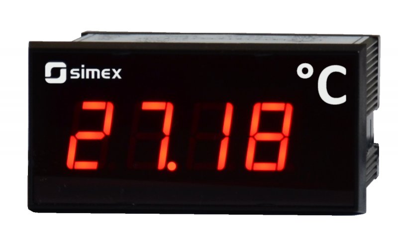 Display/indikator för temperaturgivare Pt100, Pt500 eller Pt1000 SWE-73-T