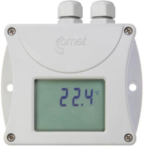Temperaturtransmitter med display för Pt1000 RS232