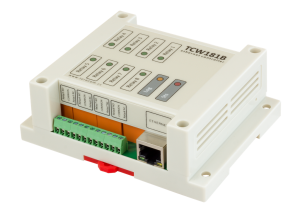 Nätverksstyrning/Ethernet controller 8 x relä ut TCW181B