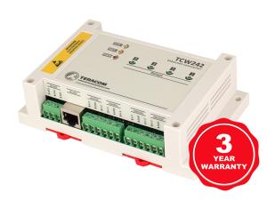 Industriell IoT-modul 4xDin, 4xAin, 4xrelä ut, Modbus RTU