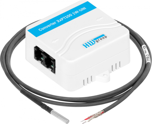 Temp.givare Pt100 m. 1-wire UNI omv. - Temp-1W-UNI Pt100 Cable