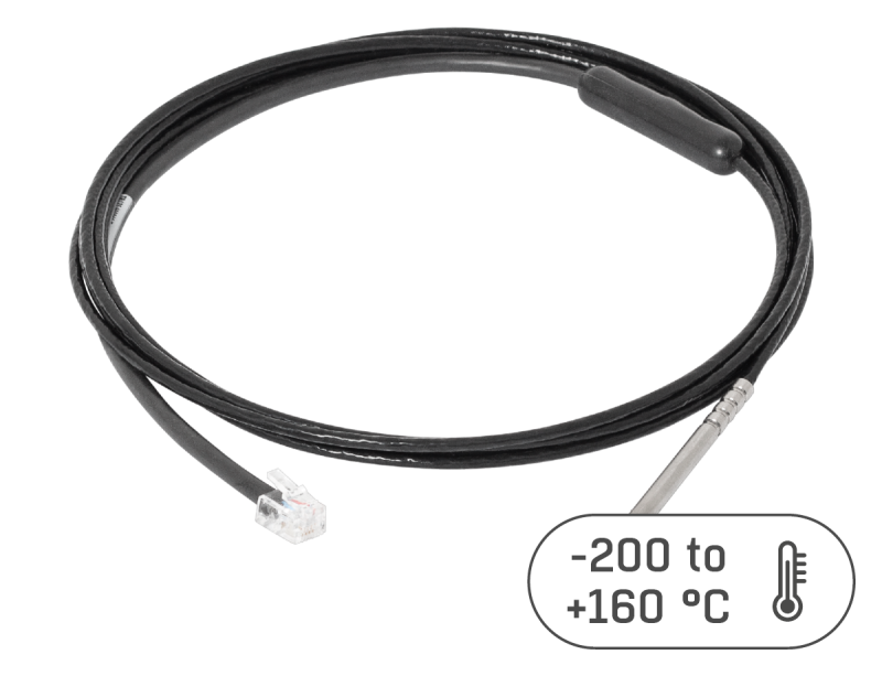 Temp.givare Pt100 Cryo m. 1-wire omv. - Temp-1Wire Pt100 Frost 3m