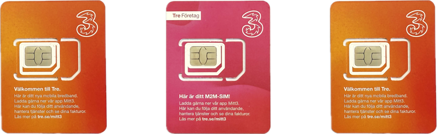 SIM-kort för dina uppkopplade enheter
