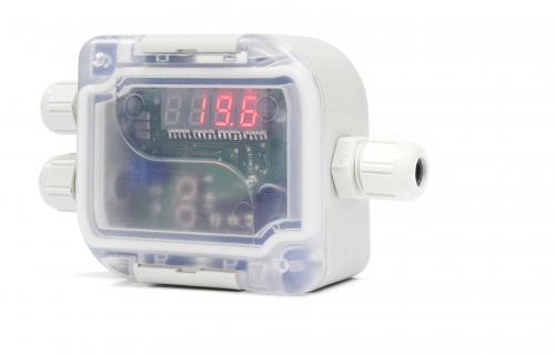 Temperaturbrytare med extern givare och display
