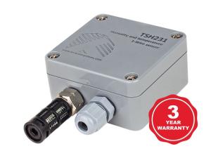 Vattenskyddad temperatur & luftfuktighetsgivare 1-wire till TCW, TCG