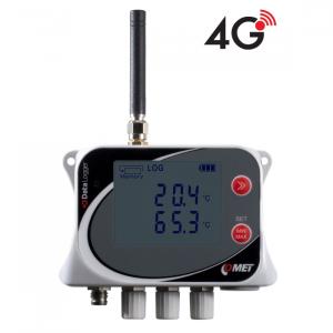 4G-logger för fyra temperaturgivare för IoT