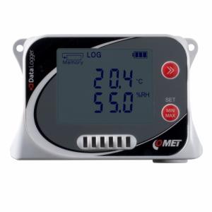 Datalogger med interna givare för temperatur och luftfuktighet