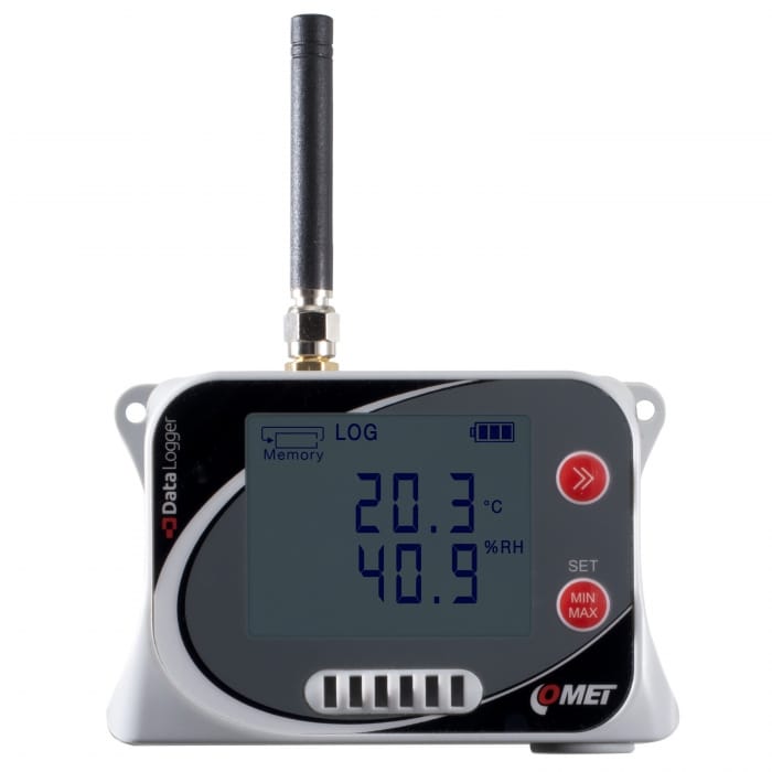 GSM-logger med intern temp-RH-givare för IoT