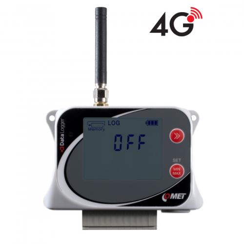 4G-logger för 2 x status och 2 x puls för IoT