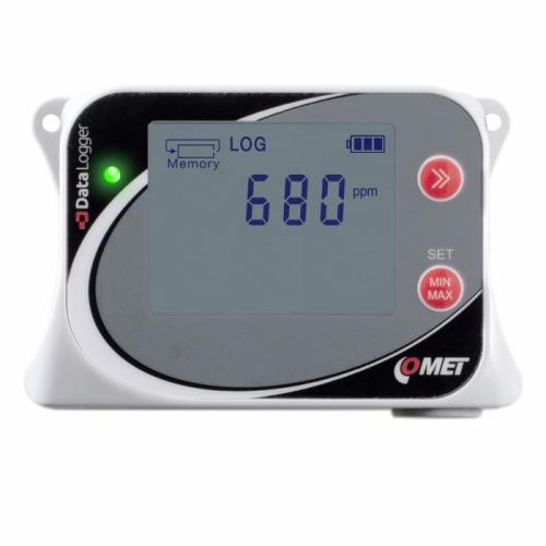 CO2-datalogger laddningsbar 5000 ppm