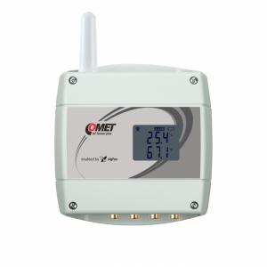 Trådlös IoT-termometer för 4 externa givare m. Cinch