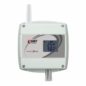 Trådlös IoT temperatur & CO2-mätare