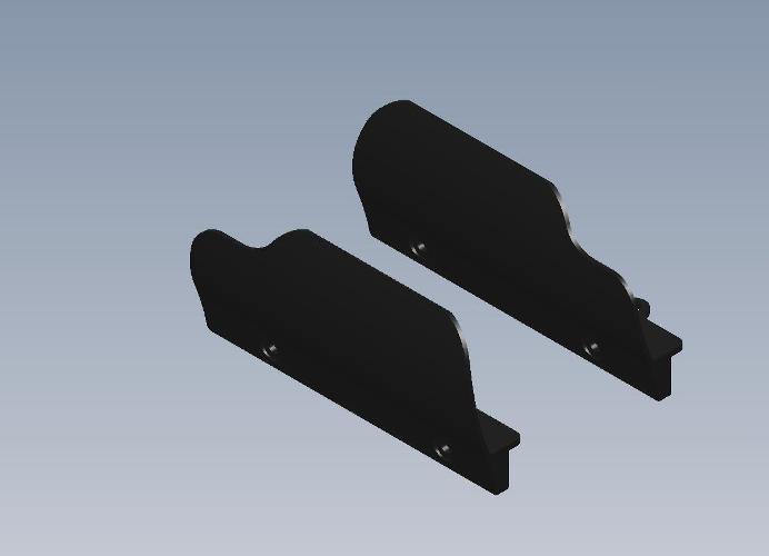 Mud Guard. R/L. Intech BR-6/BR-6E